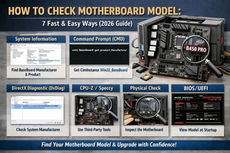 How to Check Motherboard Model